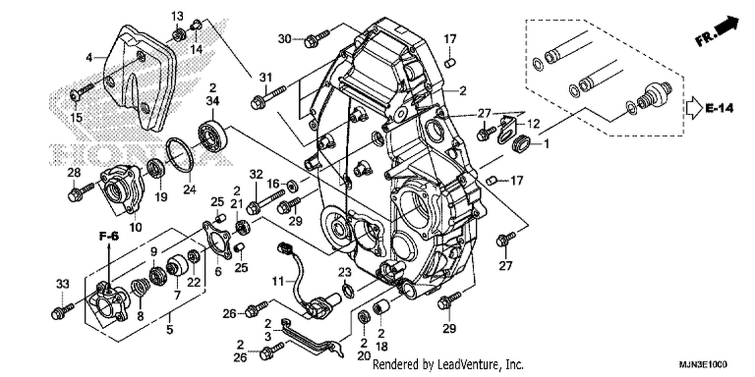  REAR CRANKCASE COVER
