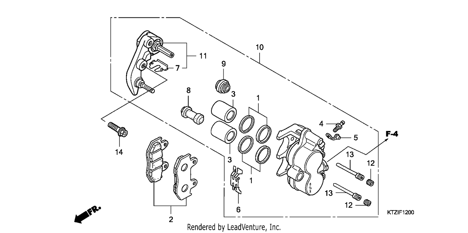 FRONT BRAKE CALIPER