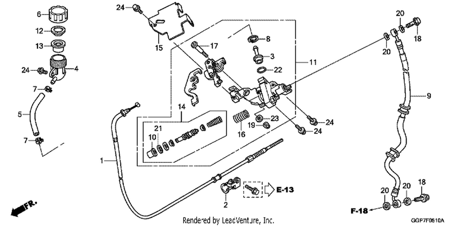 10 BRAKE MASTER CYLINDER (CBS)