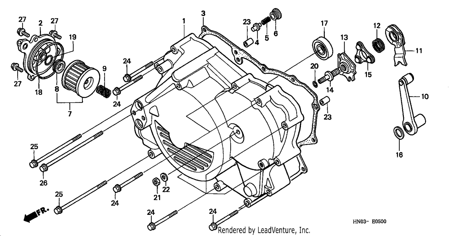 FRONT CRANKCASE COVER (S)