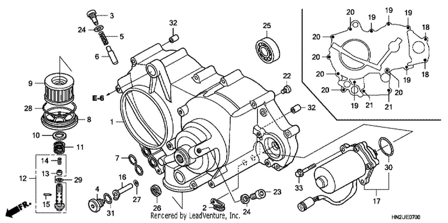  FRONT CRANKCASE COVER