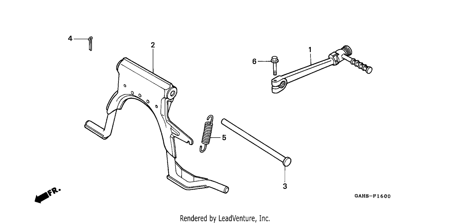STAND/KICK STARTER ARM