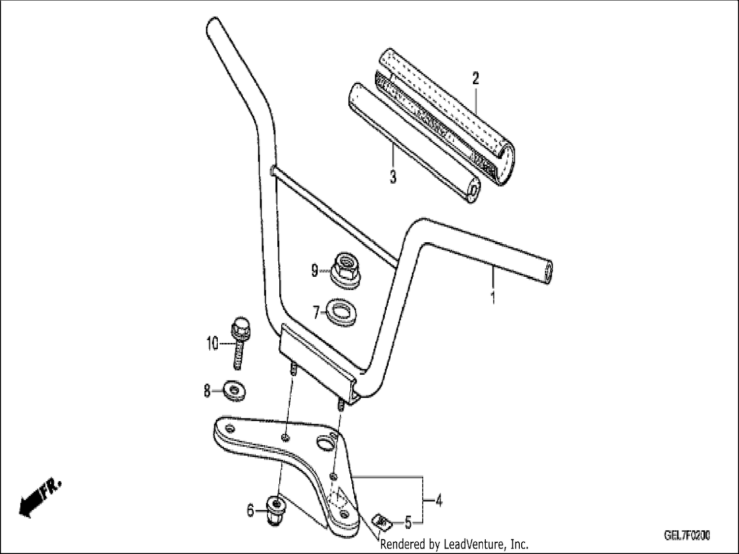  HANDLE PIPE/TOP BRIDGE