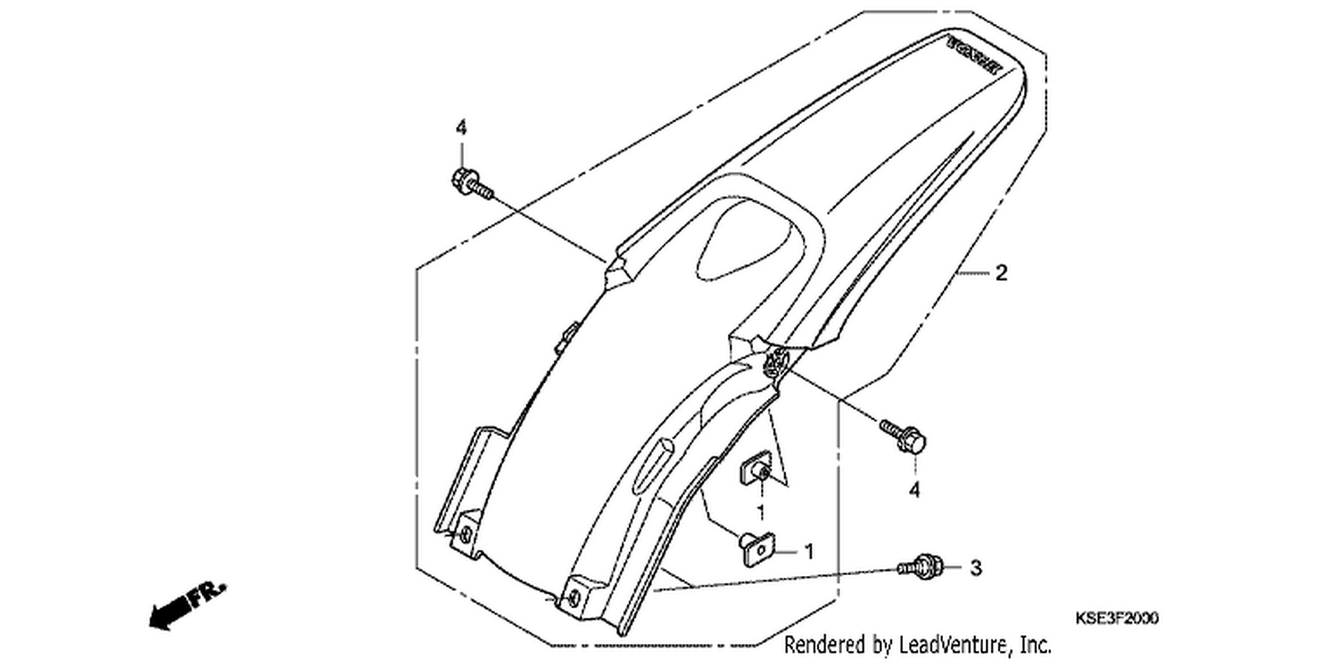  REAR FENDER