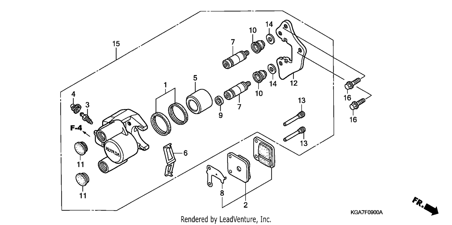 FRONT BRAKE CALIPER