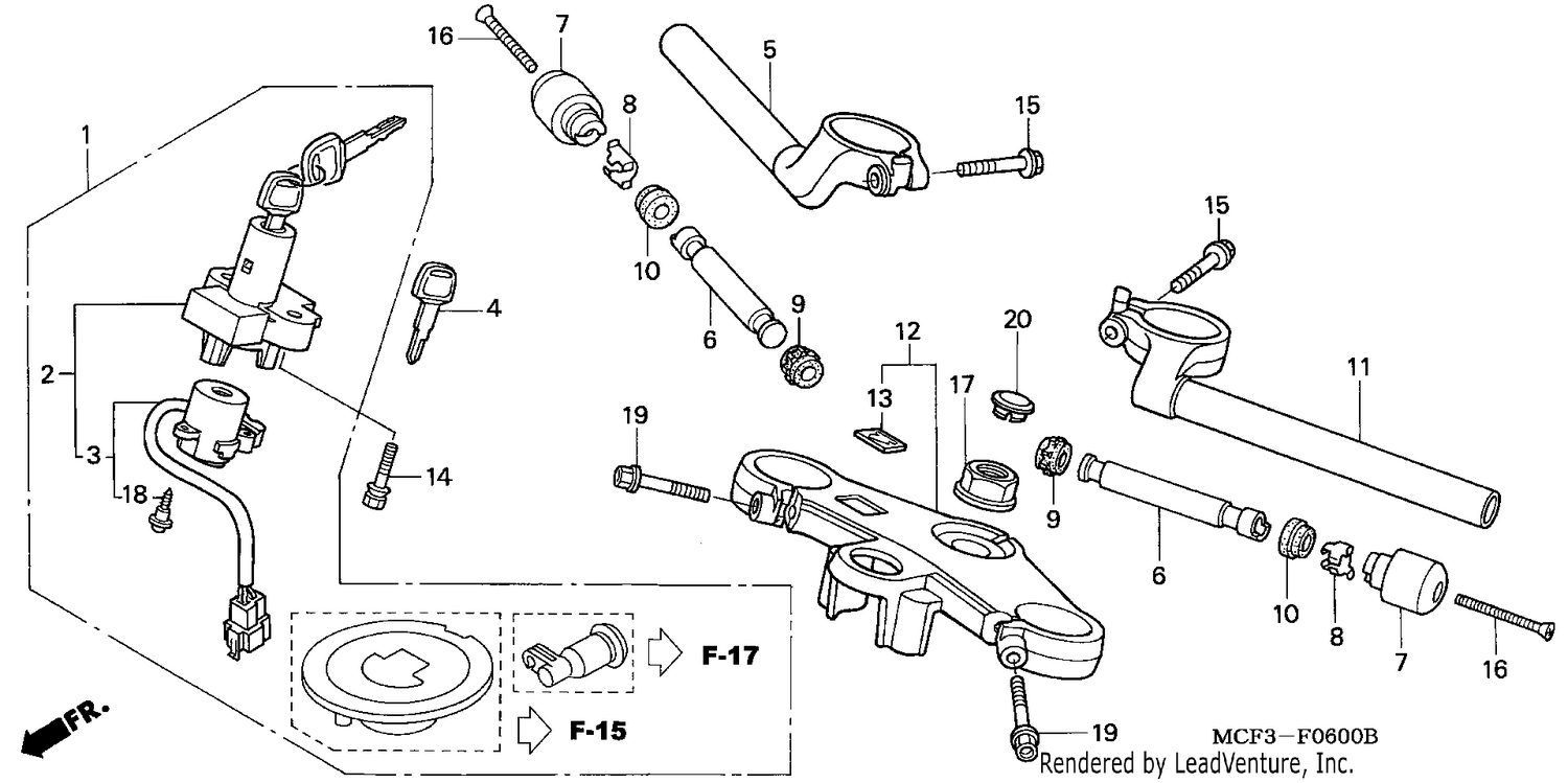 HANDLE PIPE/TOP BRIDGE