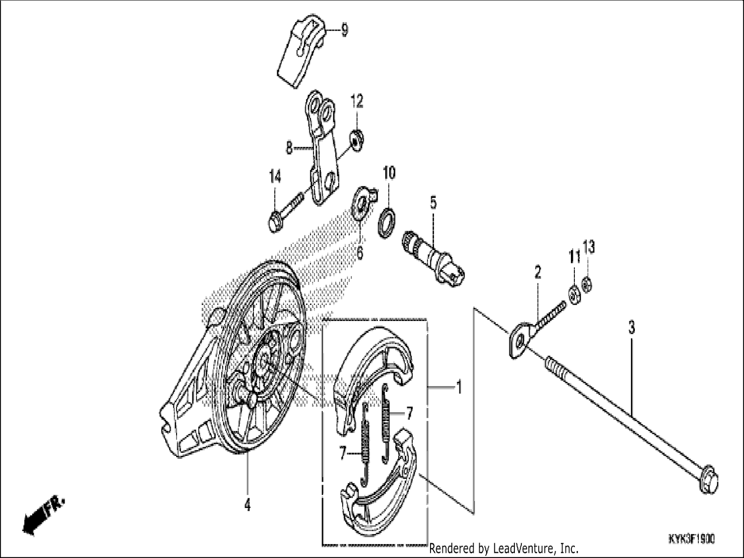  REAR BRAKE PANEL