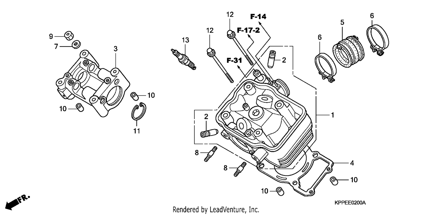 CYLINDER HEAD (CBR125R/RS/RW5/RW6/RW8)