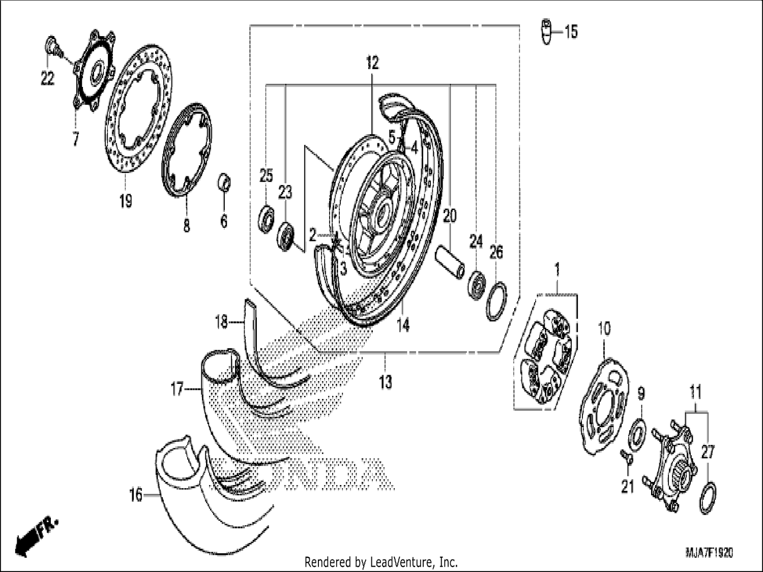  20 REAR WHEEL