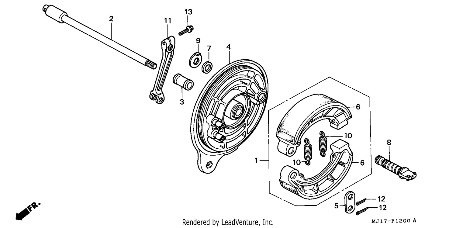 REAR BRAKE PANEL