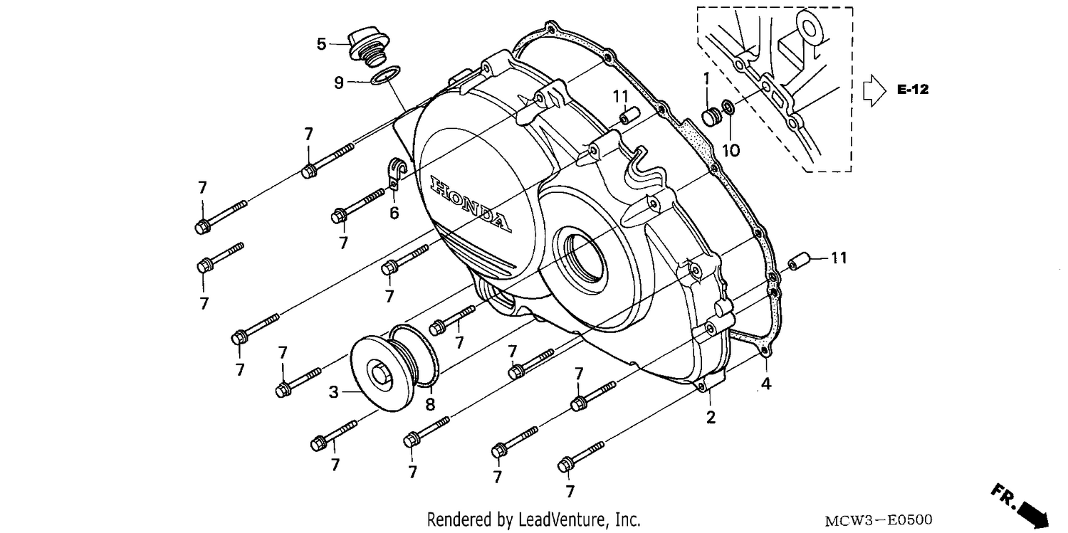 RIGHT CRANKCASE COVER