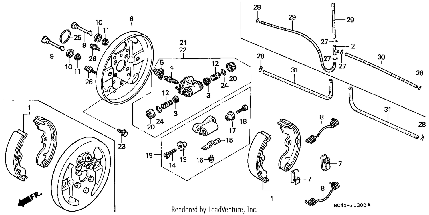 FRONT BRAKE PANEL