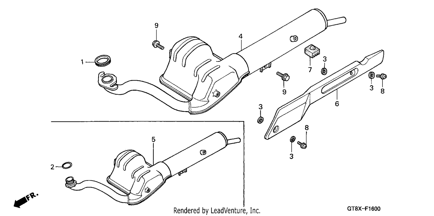 EXHAUST MUFFLER