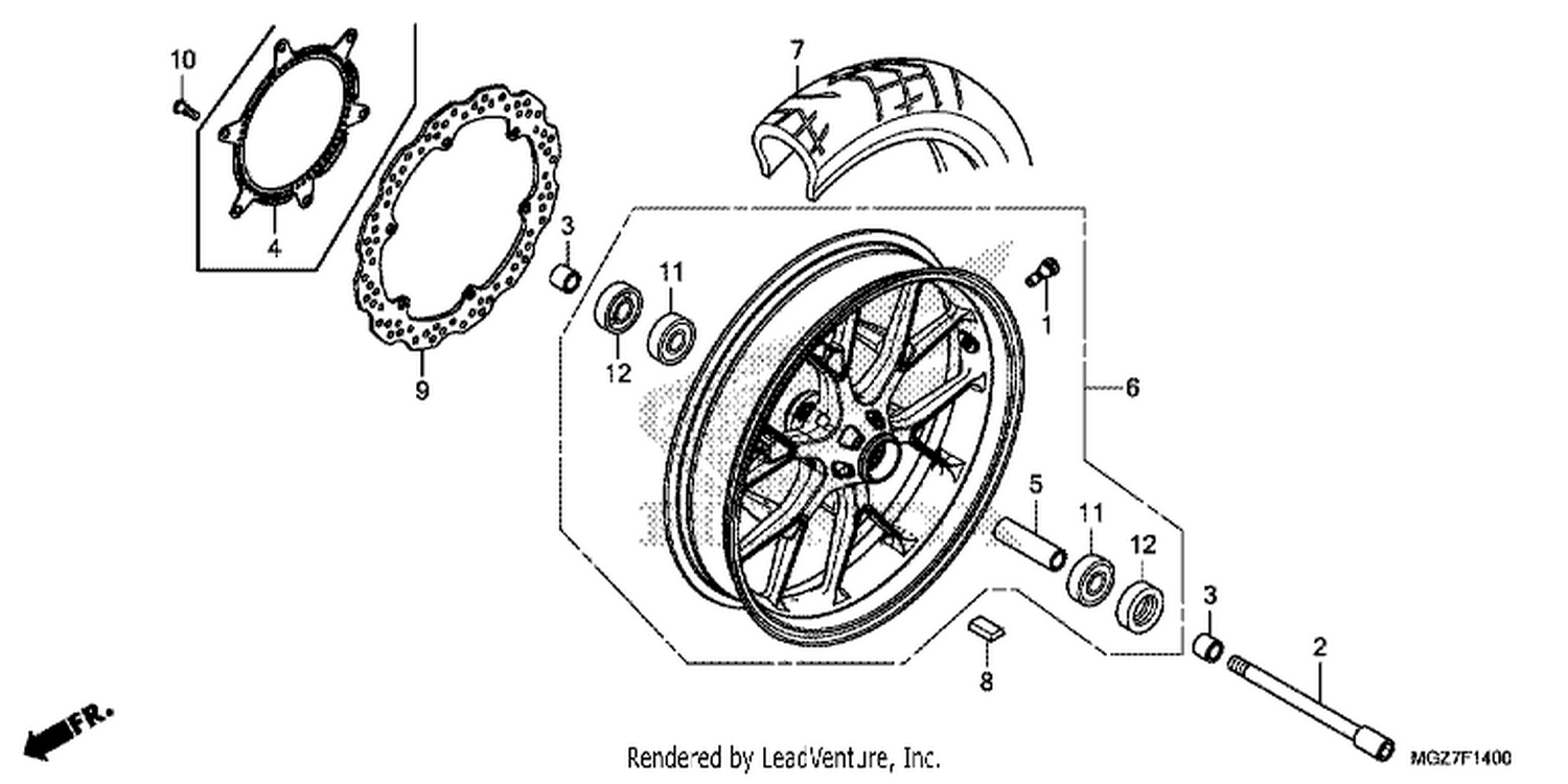  FRONT WHEEL