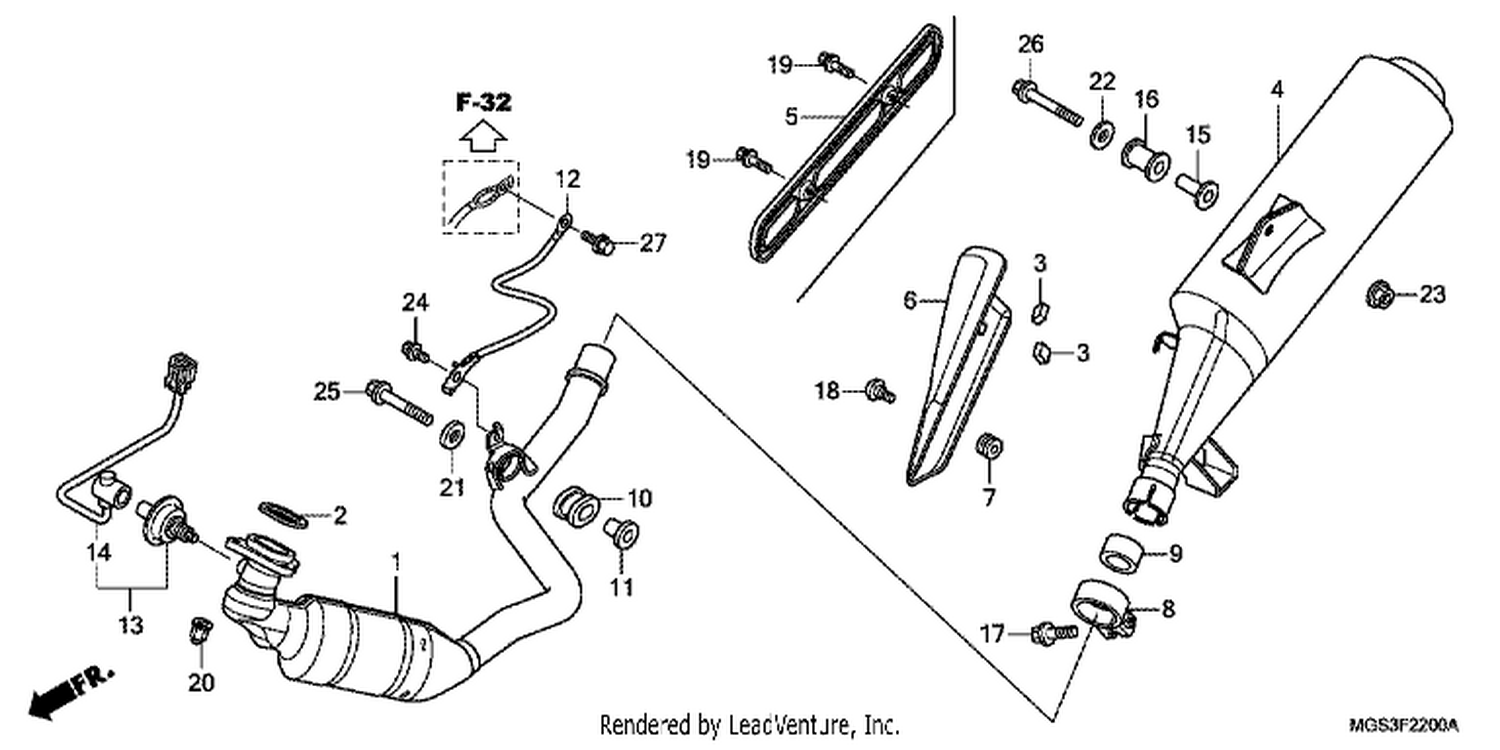  EXHAUST MUFFLER