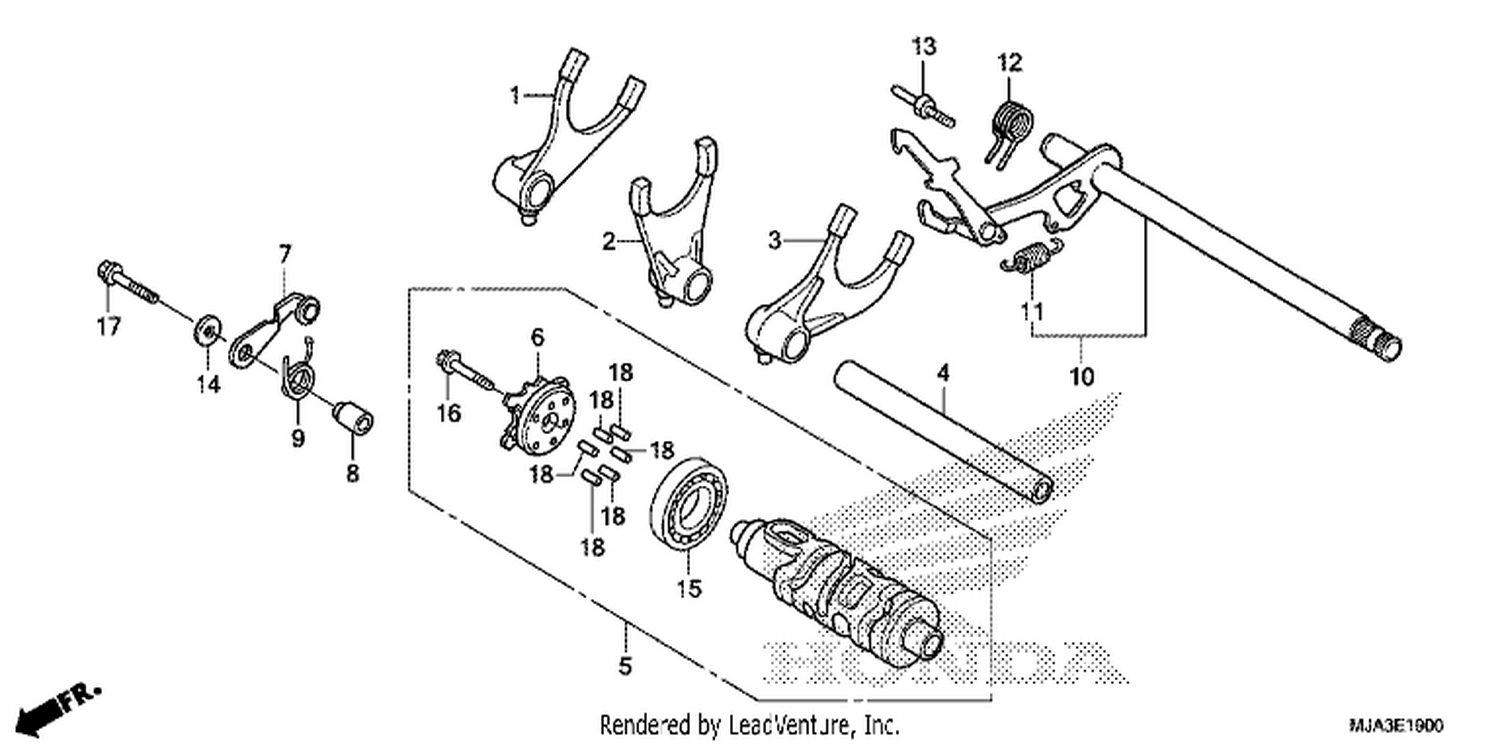  GEAR SHIFT DRUM