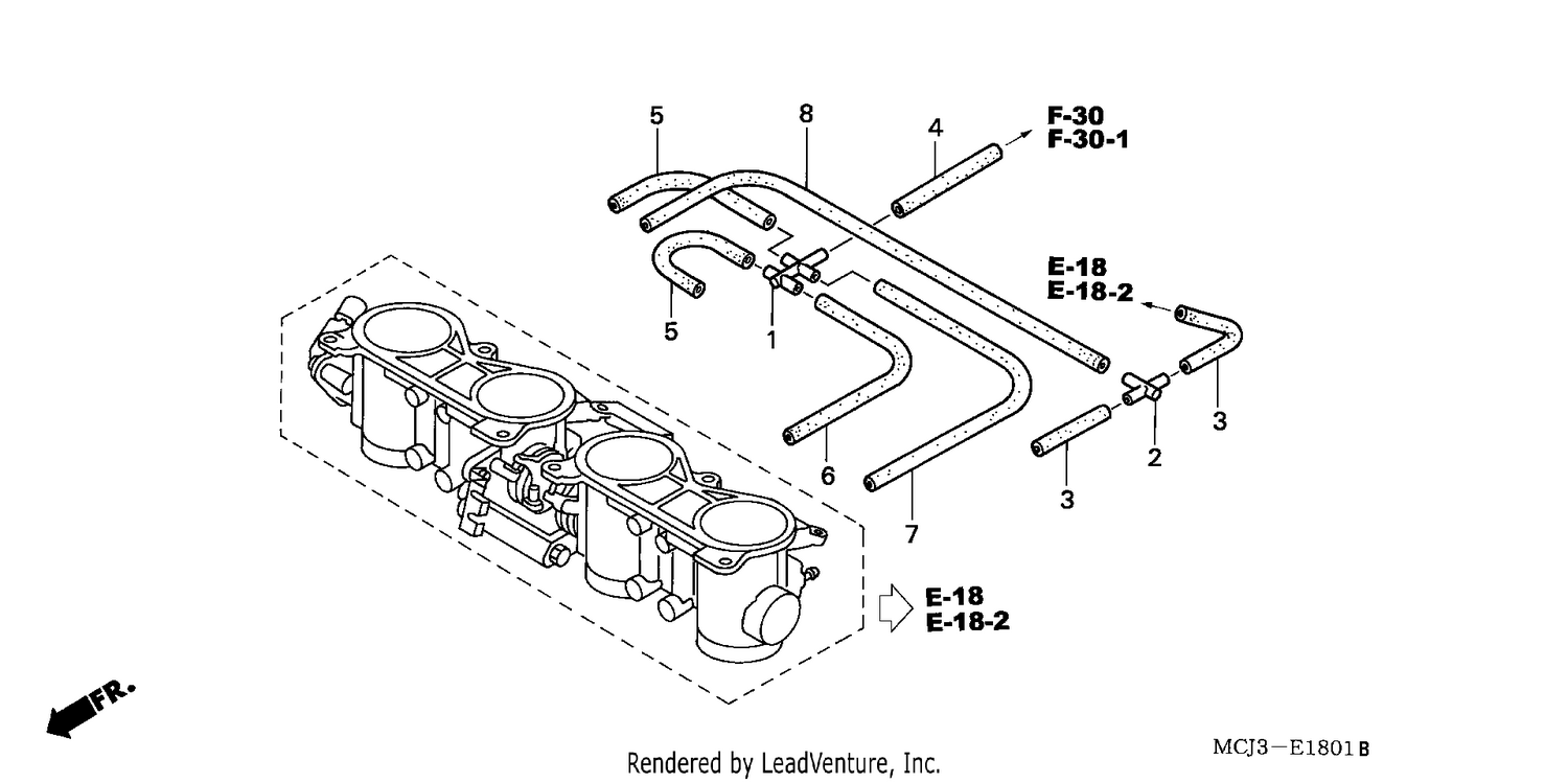 THROTTLE BODY (TUBING)