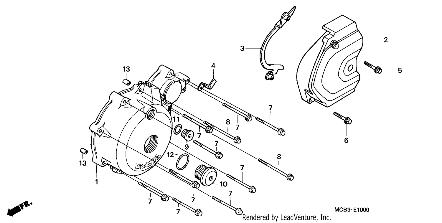 LEFT CRANKCASE COVER