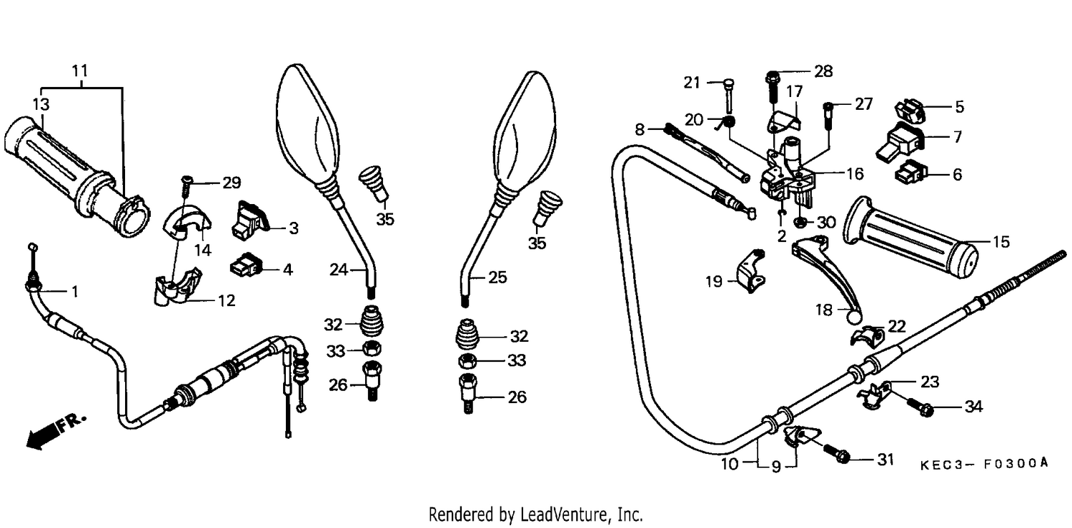 HANDLE LEVER/SWITCH/CABLE