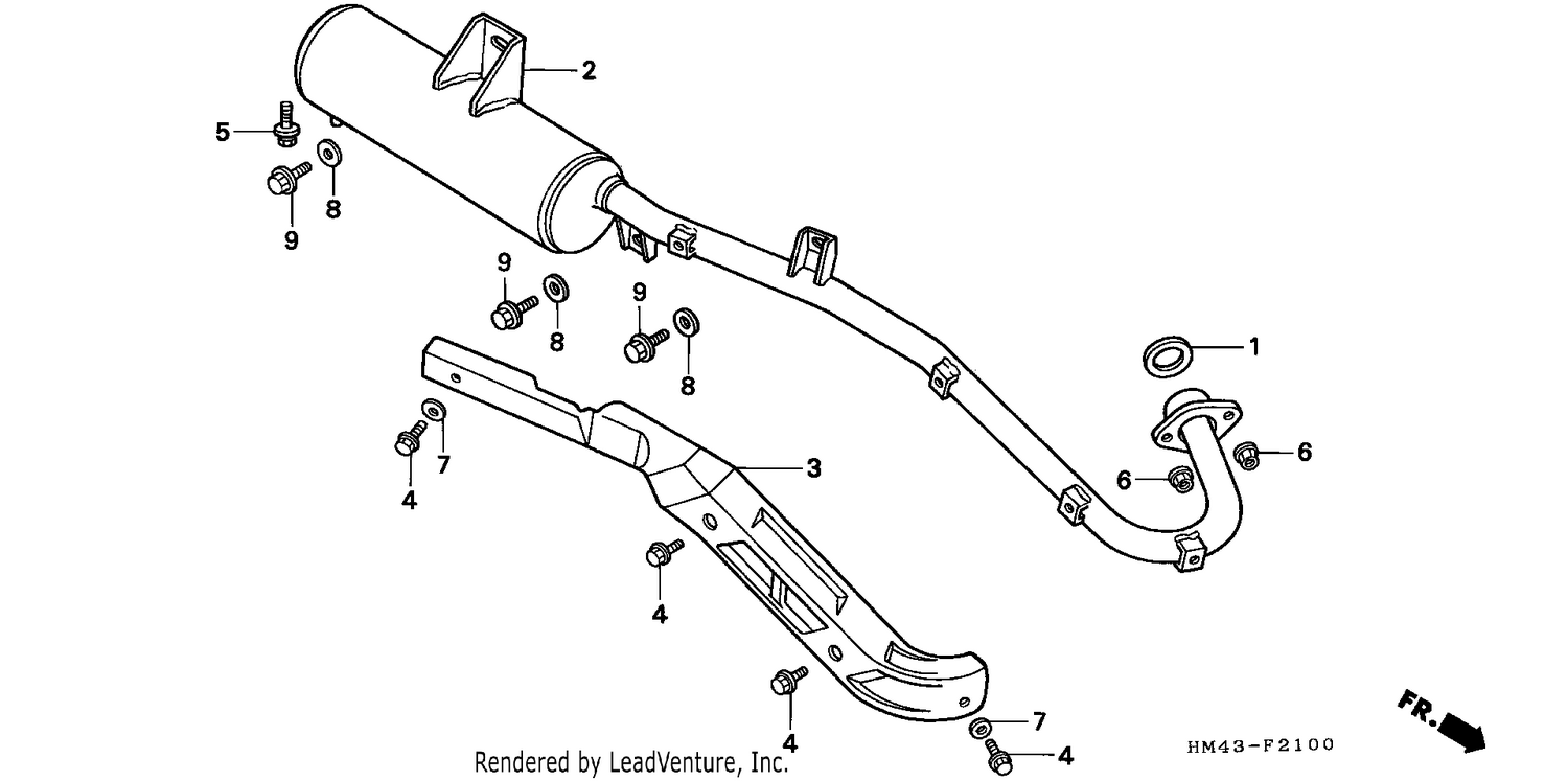 EXHAUST MUFFLER