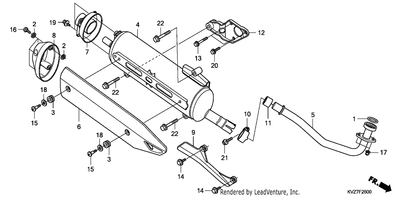 EXHAUST MUFFLER