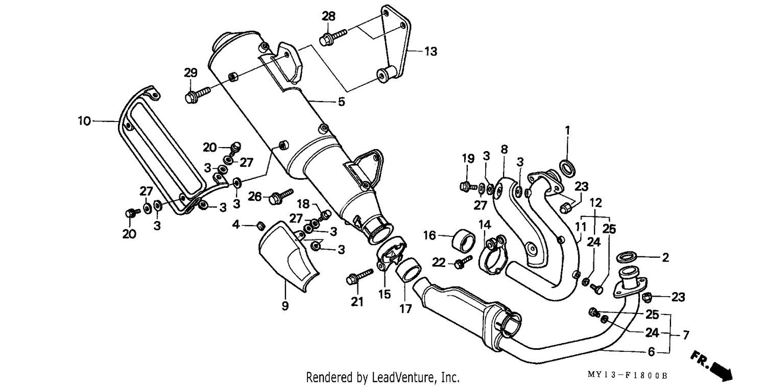 EXHAUST MUFFLER