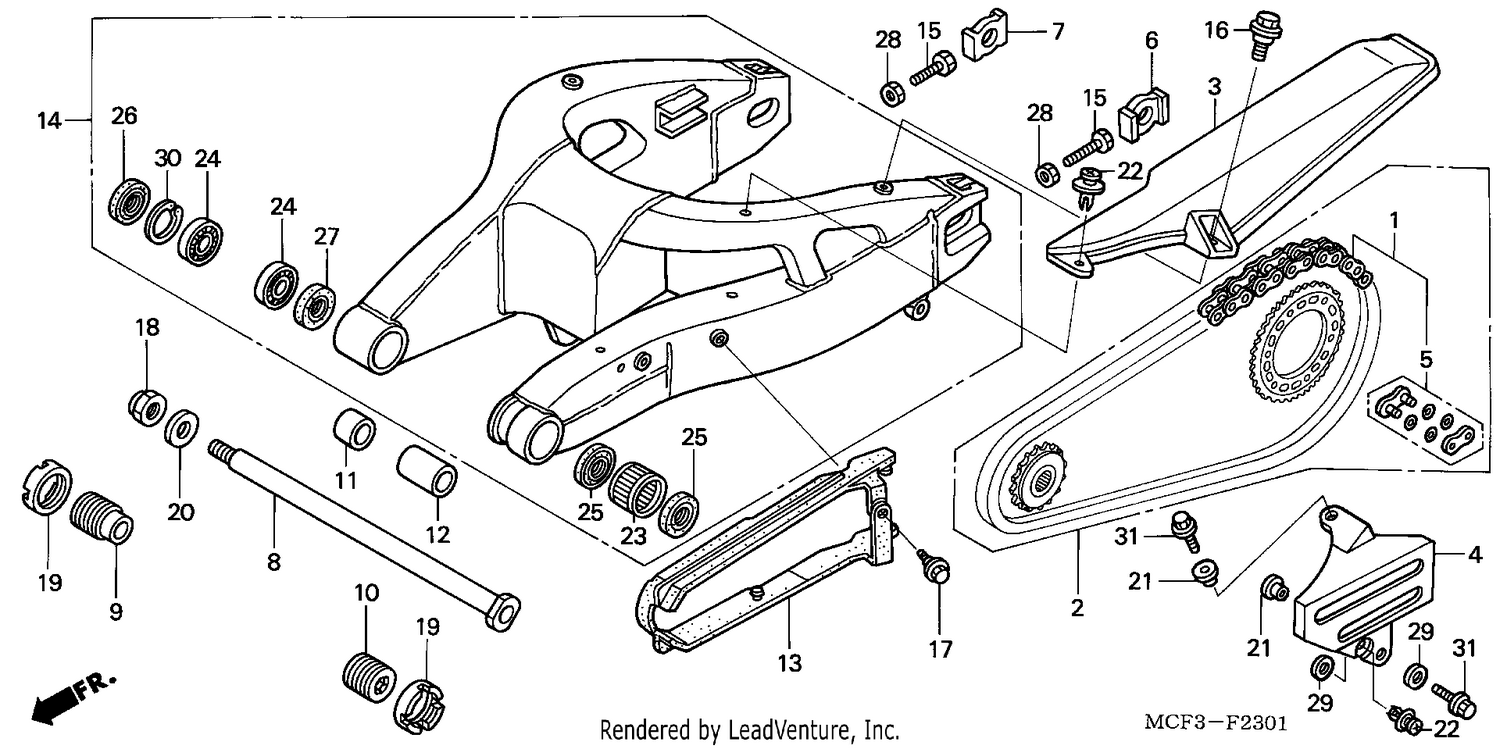 SWINGARM (VTR1000SP2/3/4/ 5/6)