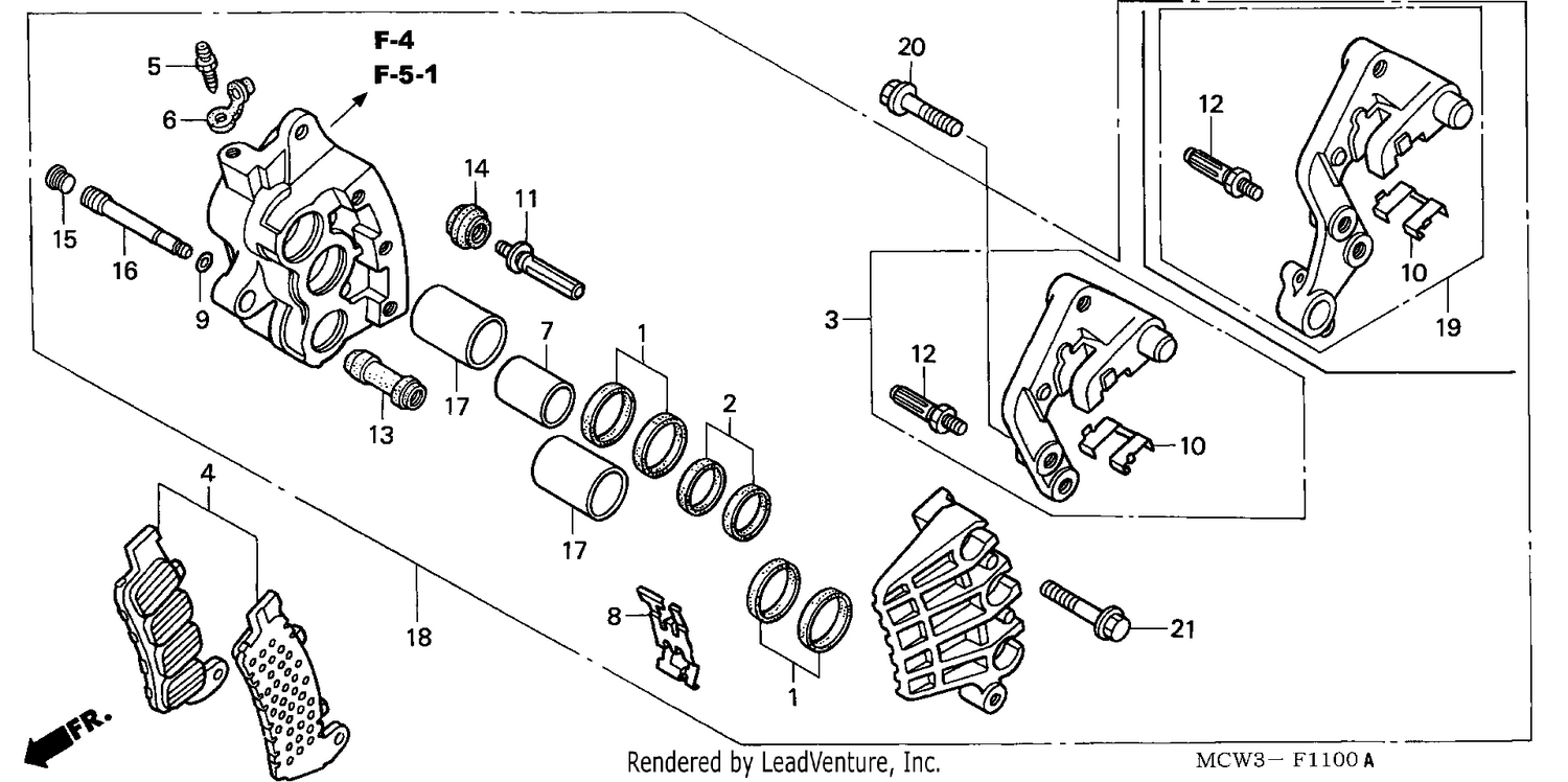 R. FRONT BRAKE CALIPER