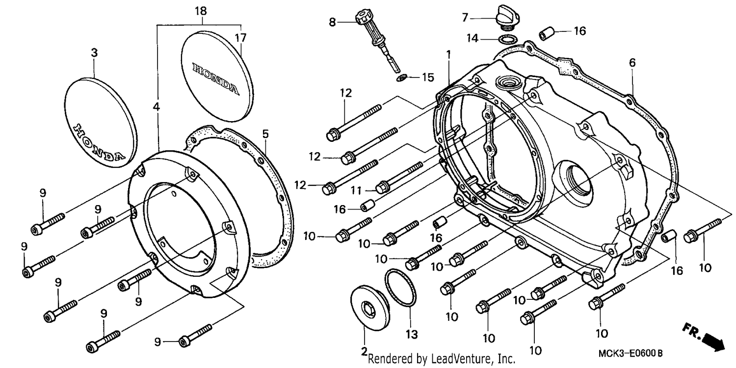 RIGHT CRANKCASE COVER