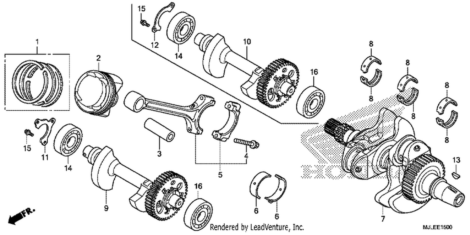  CRANKSHAFT/ PI STON