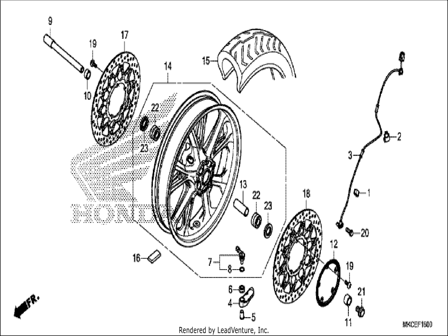  FRONT WHEEL