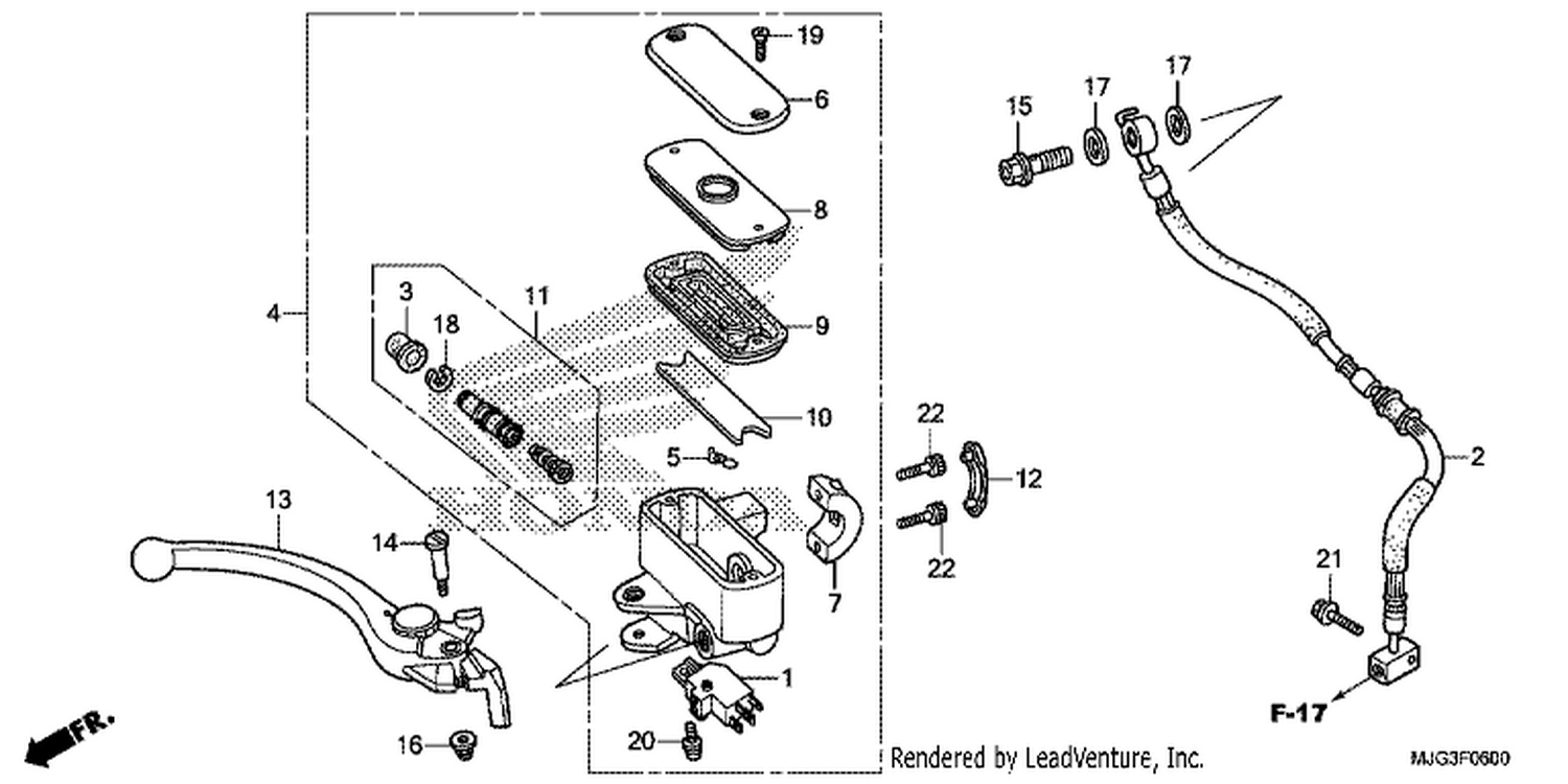  FRONT BRAKE MASTER CYLI NDER