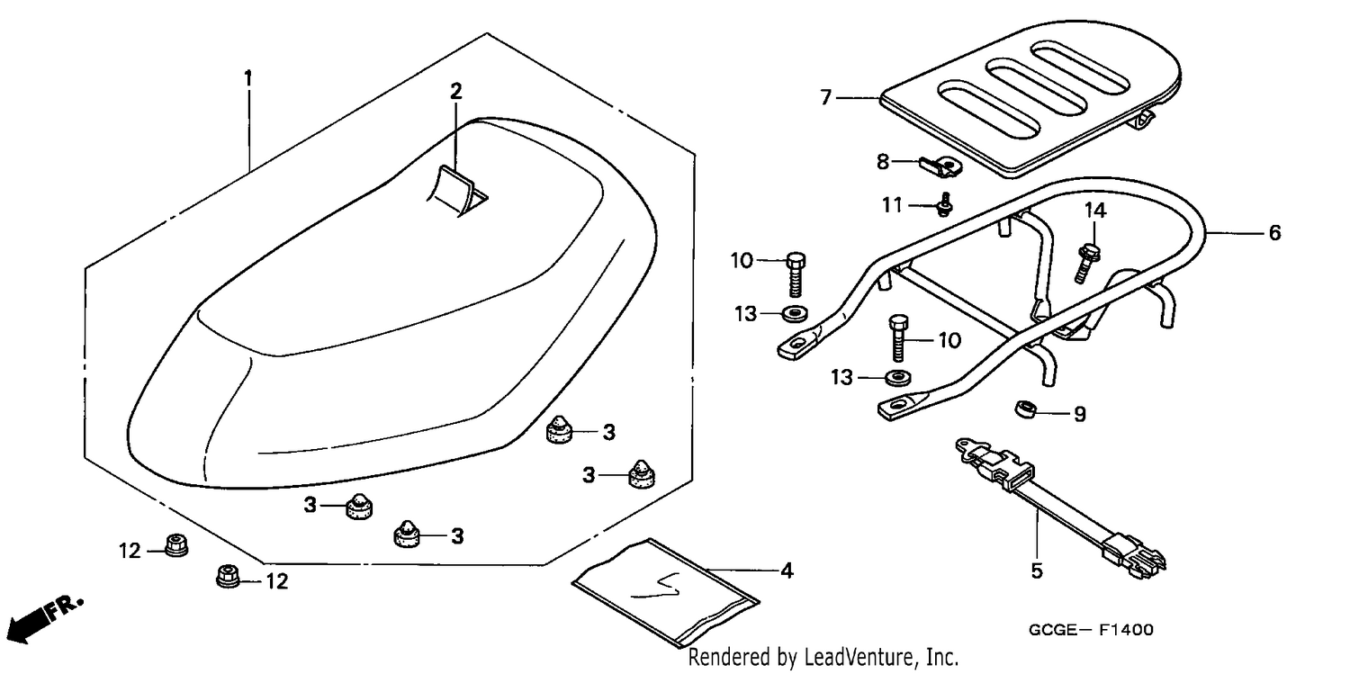SEAT/REAR CARRIER