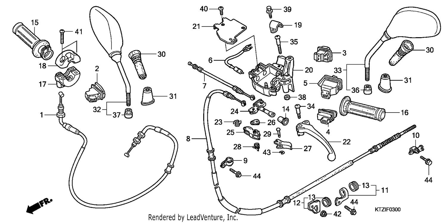 HANDLE LEVER/SWITCH/CABLE