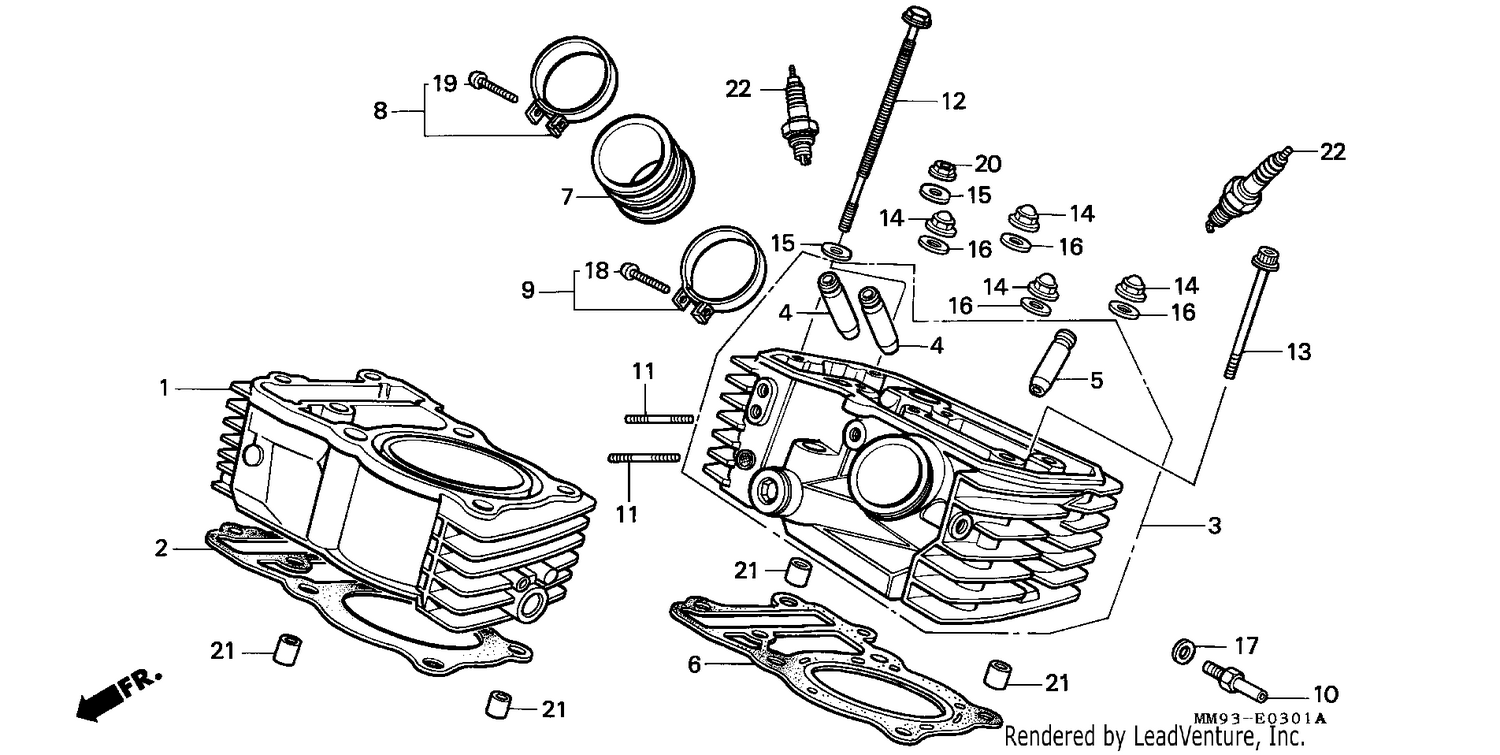 CYLINDER/CYLINDER HEAD (REAR)