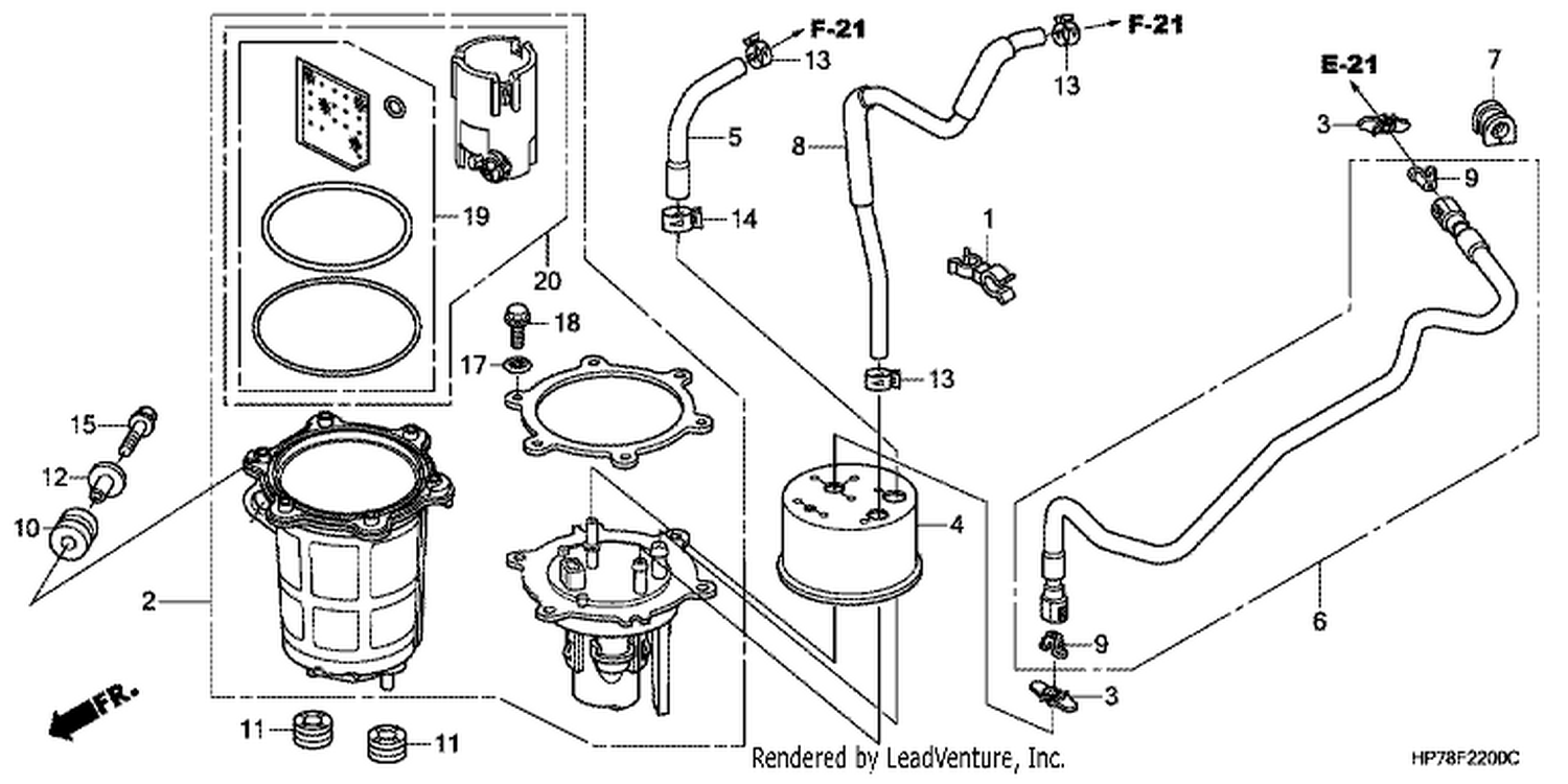  20 STEP PANEL/ENGINE SIDE COVER
