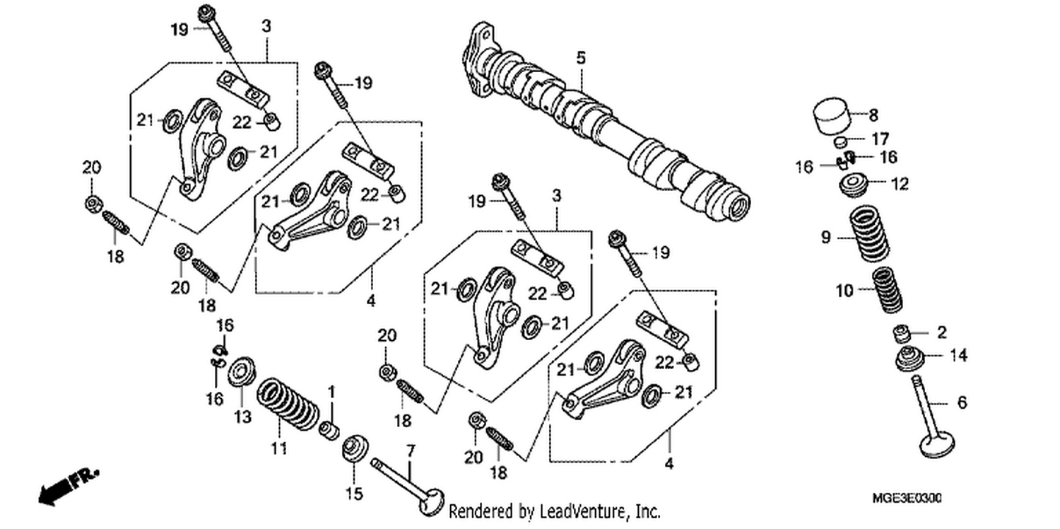  CAMSHAFT/VALVE (FRONT)