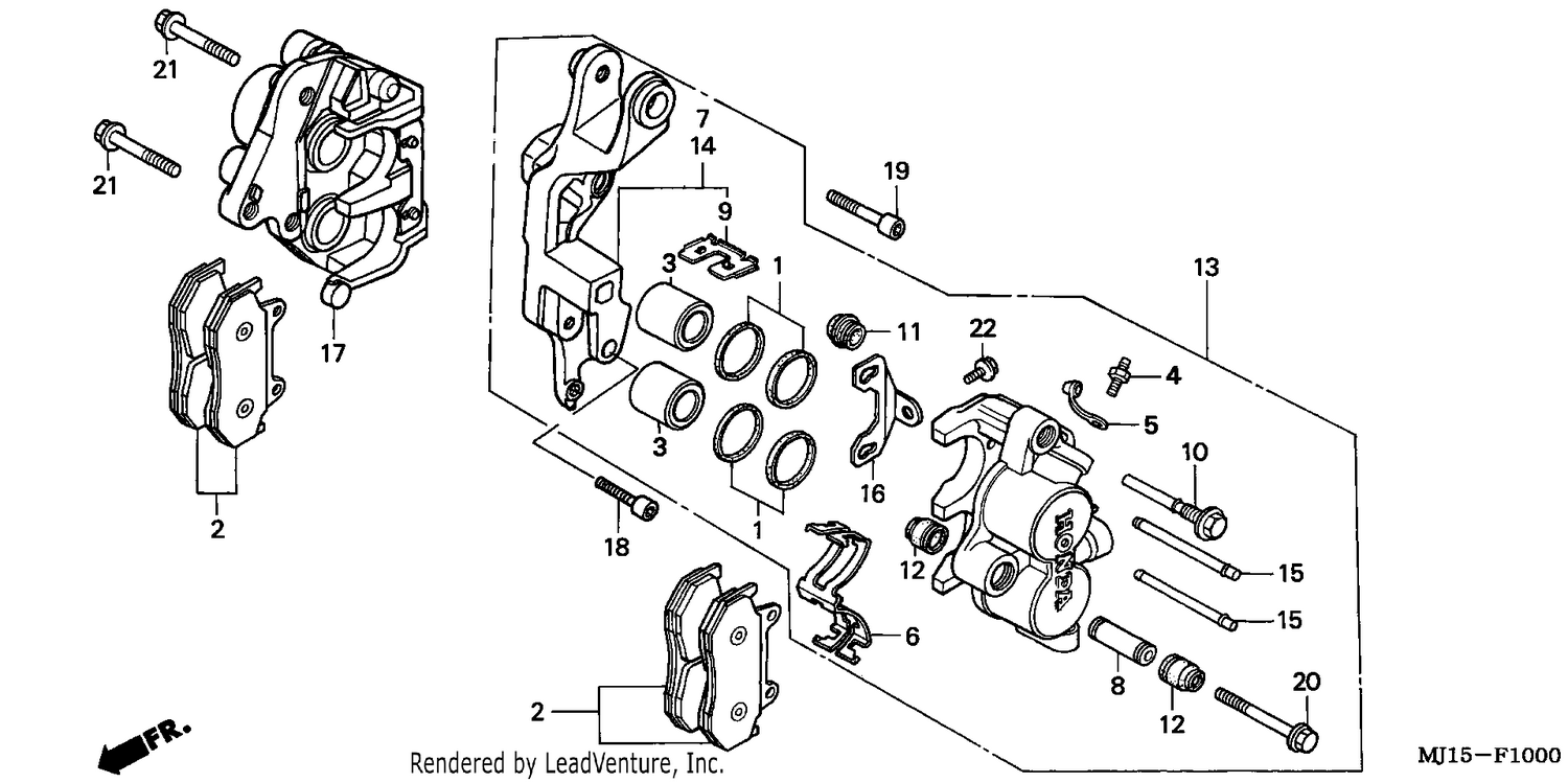 FRONT BRAKE CALIPER