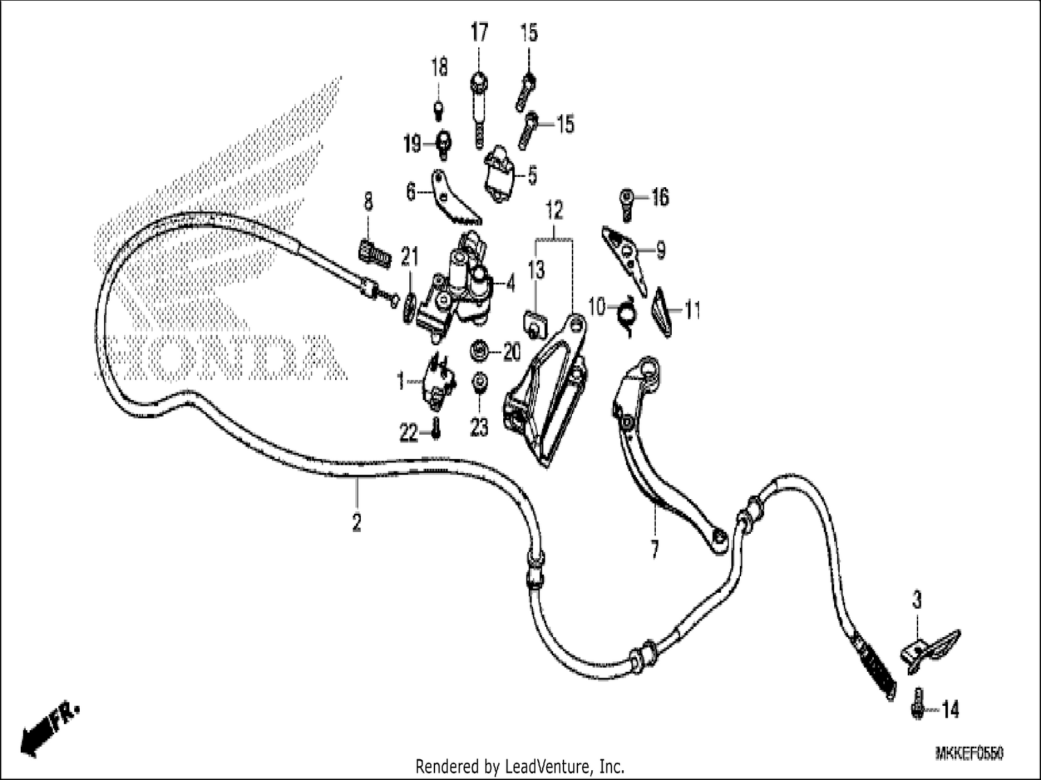  50 PARKING BRAKE LEVER