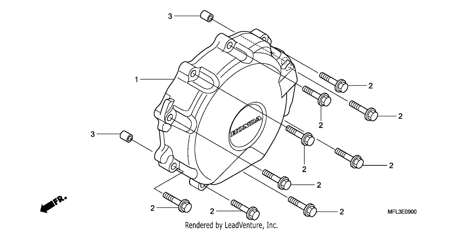 A.C. GENERATOR COVER (CBR 1000RR)