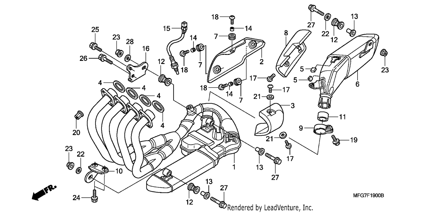 EXHAUST MUFFLER