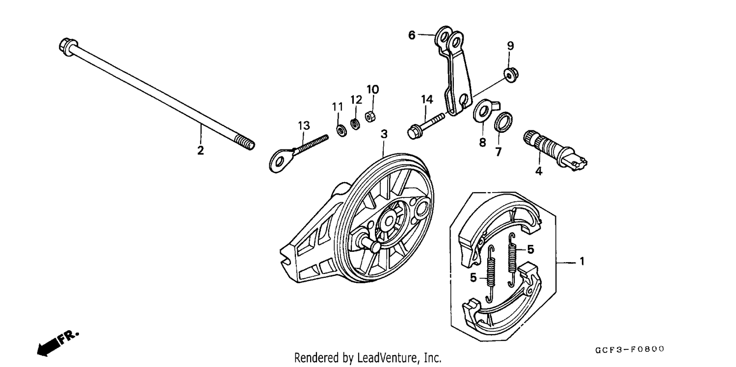 REAR BRAKE PANEL