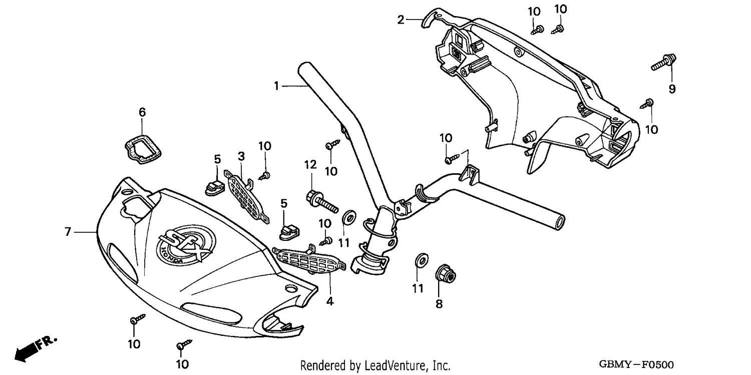 STEERING HANDLE/ HANDLE COVER