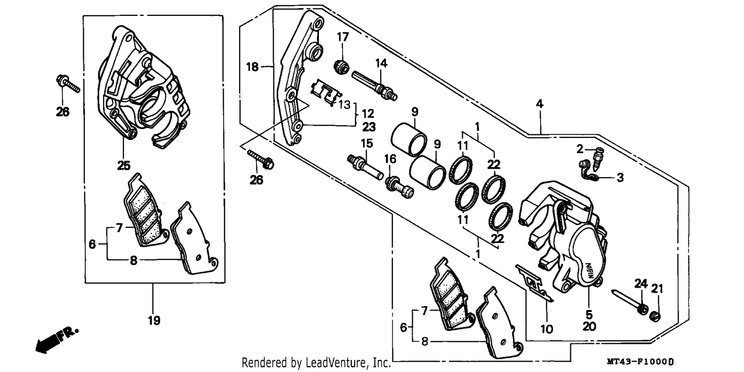 FRONT BRAKE CALIPER