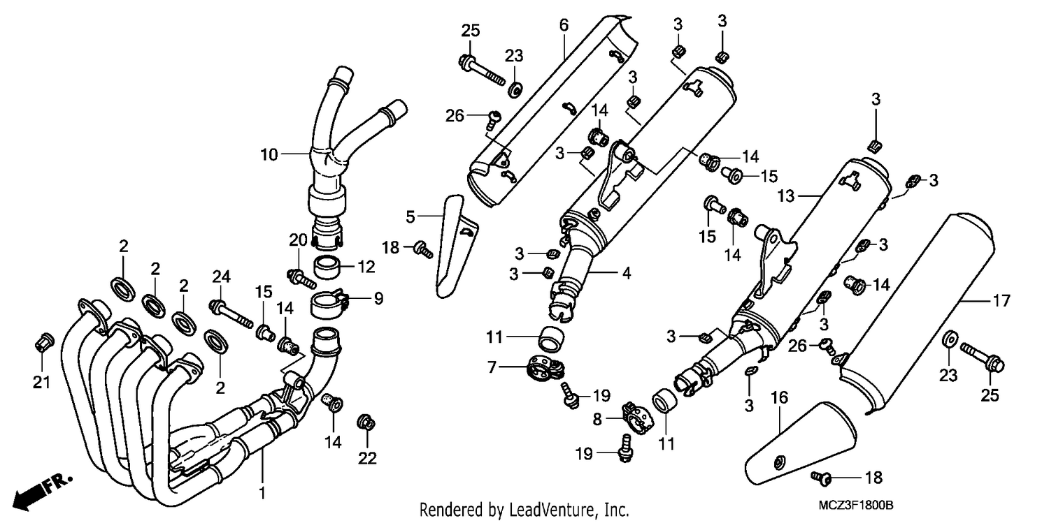 EXHAUST MUFFLER