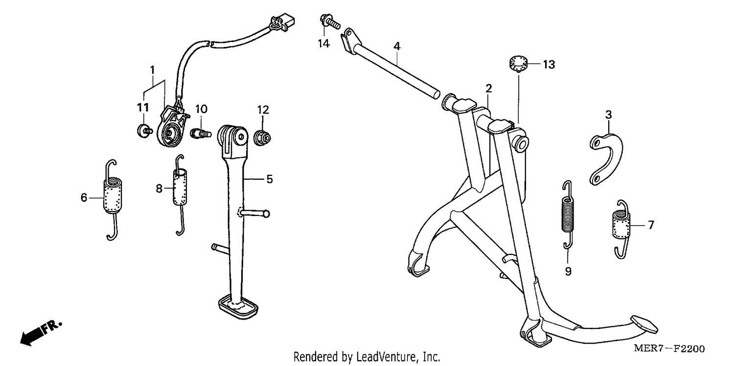 STAND (CBF600S6/SA6/N6/NA6)