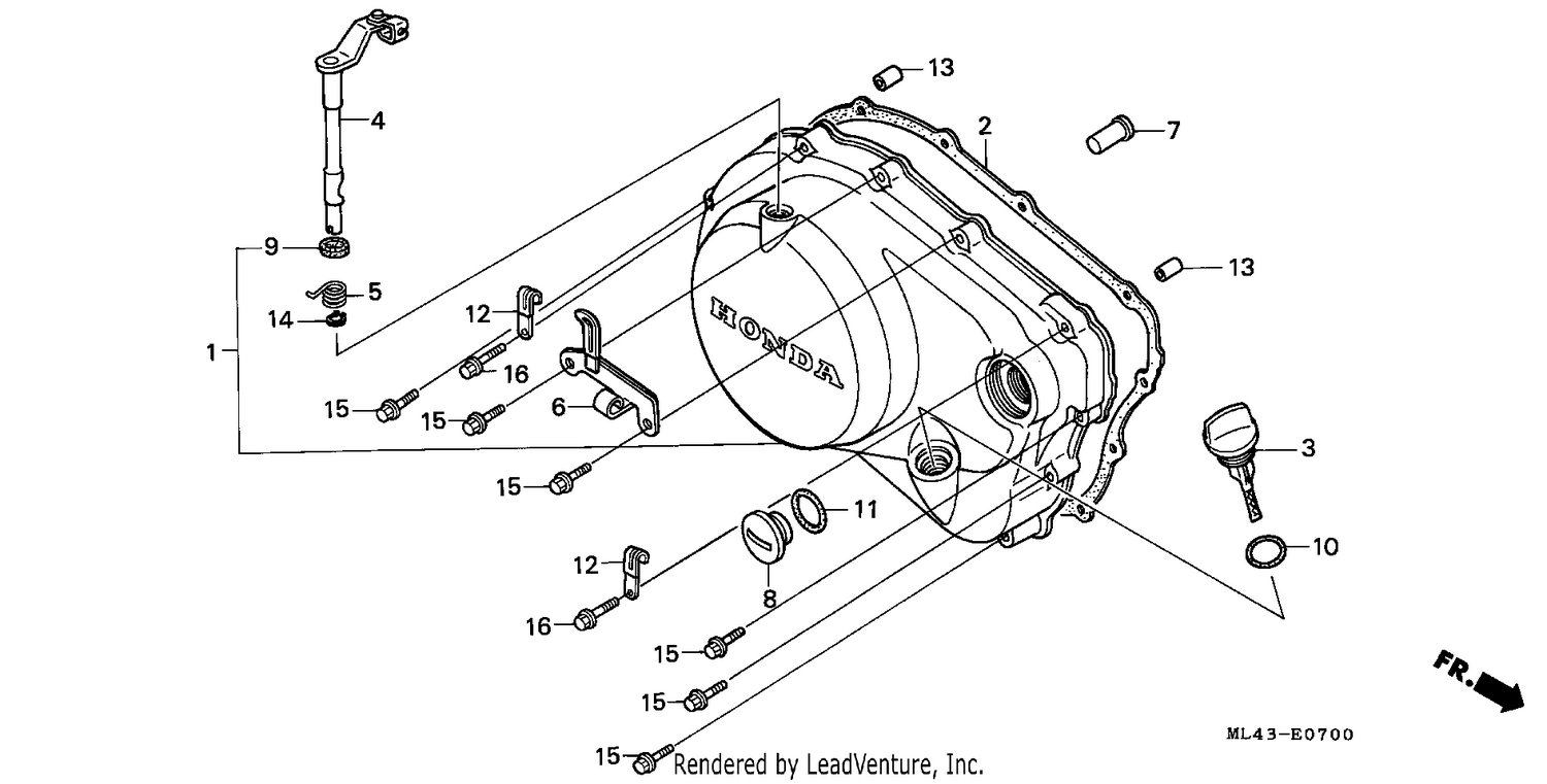RIGHT CRANKCASE COVER