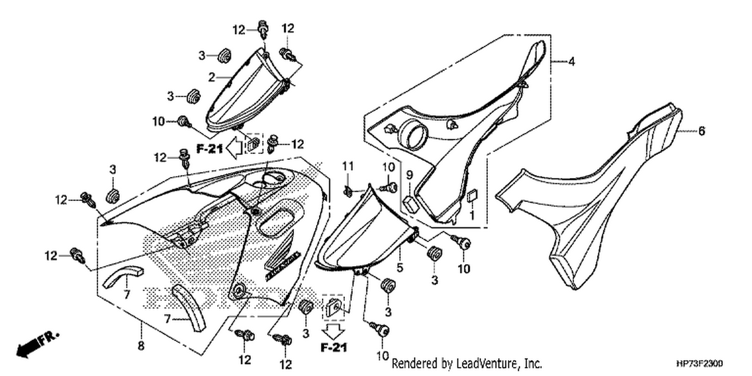  SIDE COVER/TANK COVER