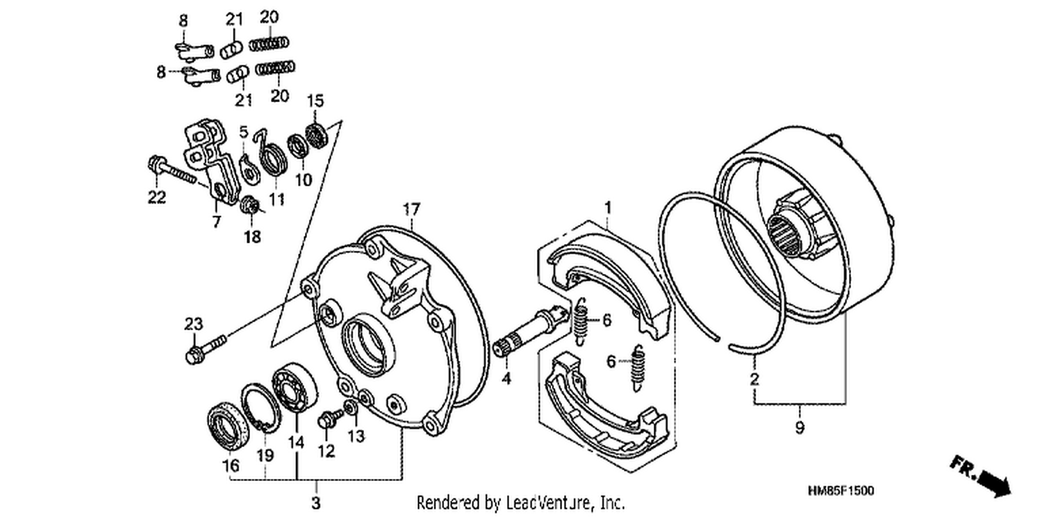  REAR BRAKE DRUM