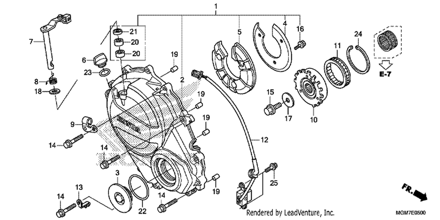  RI GHT CRANKCASE COVER